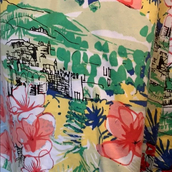 EUC multi-colored A-line versatile skirt - Picture 3 of 3